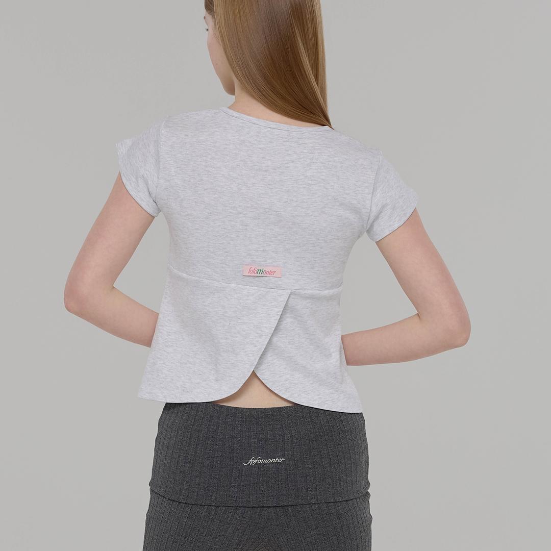 Climbing Flora Light T-shirts_Light Melange