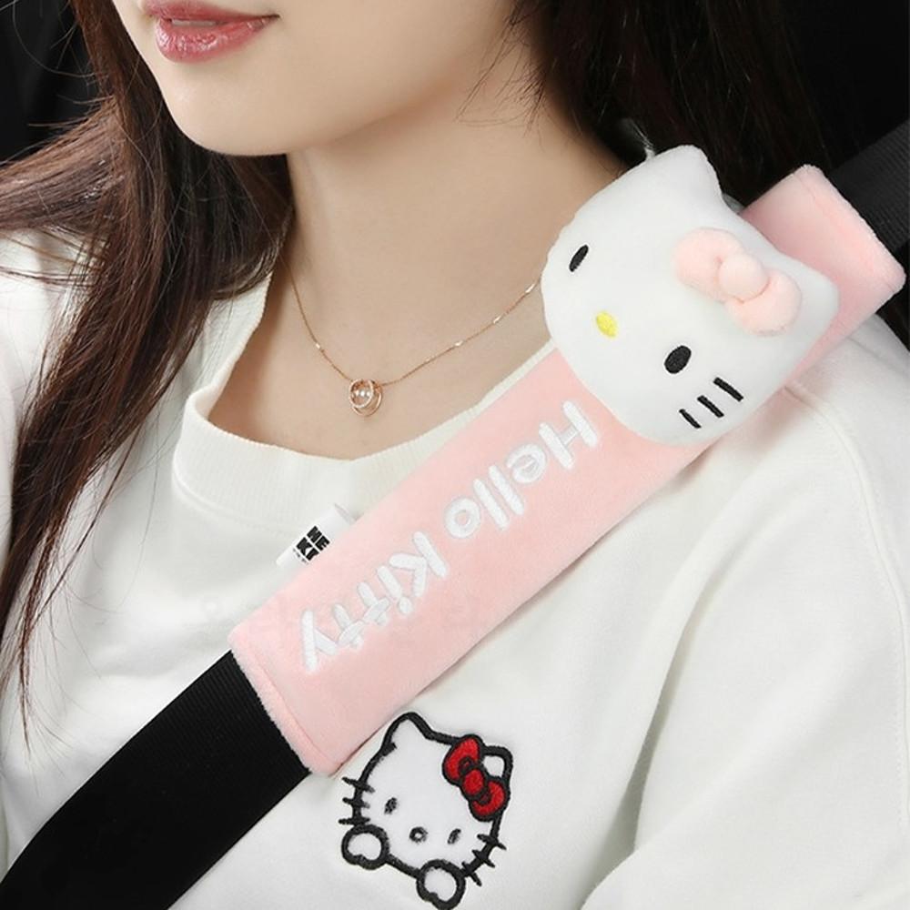 헬로키티 자동차 안전벨트 커버 귀여운 캐릭터 인테리어 차량용품 자동차꾸미기