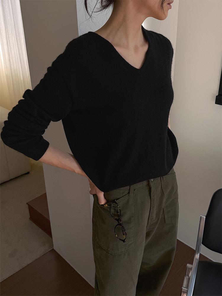 크렘므 바스 알파카 니트