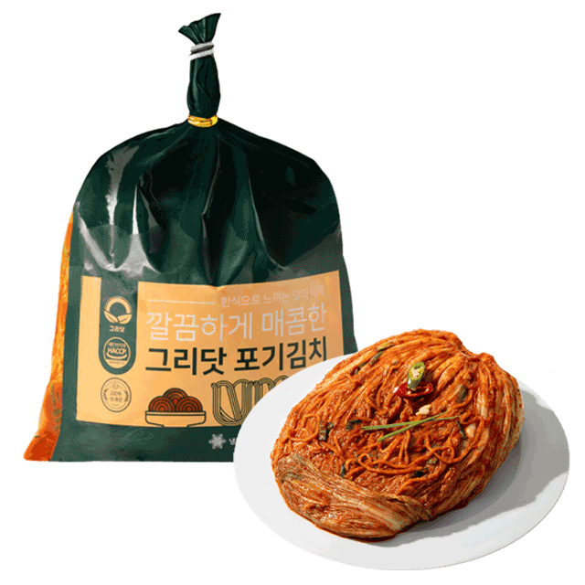 그리닷 국내산 포기김치 2kg