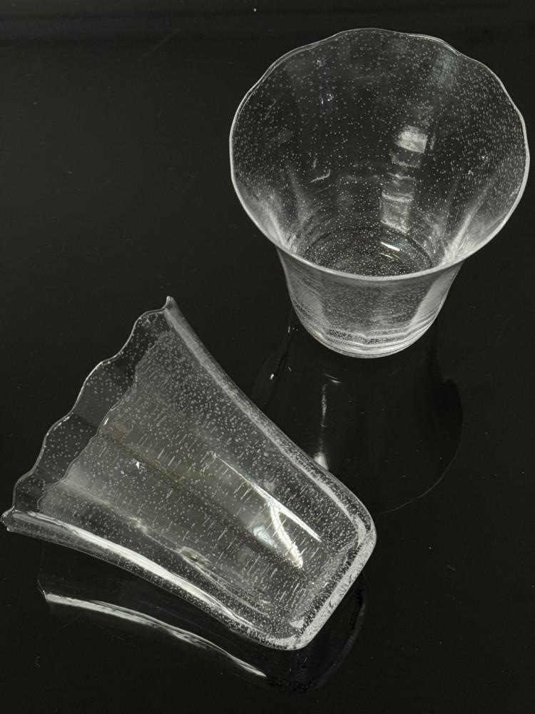 [버블 글라스]  소품 오브제  촬영소품 유리컵 유리잔 기포 스파클링