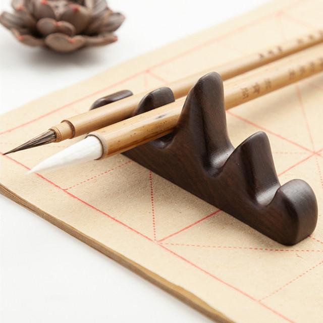 산모양 원목 문진 캘리그라피 붓글씨 서예 용품