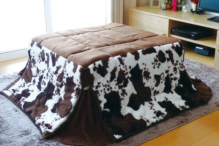 정방형 코타츠이불 젖소(180X180cm)