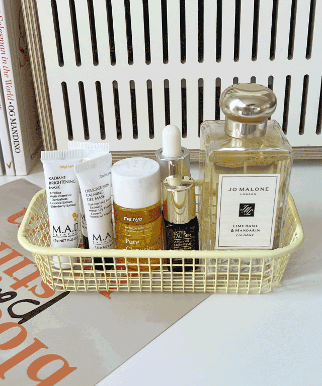 직사각 바스켓 철제 테이블 정리 주방 수납 바구니