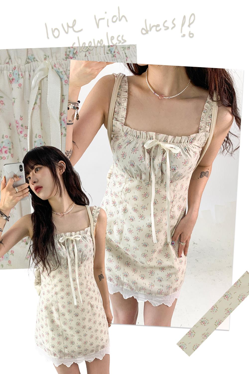 love rich sleeveless dress