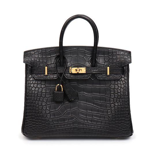 에르메스 엘리게이터 와니 벌킨25 (B)