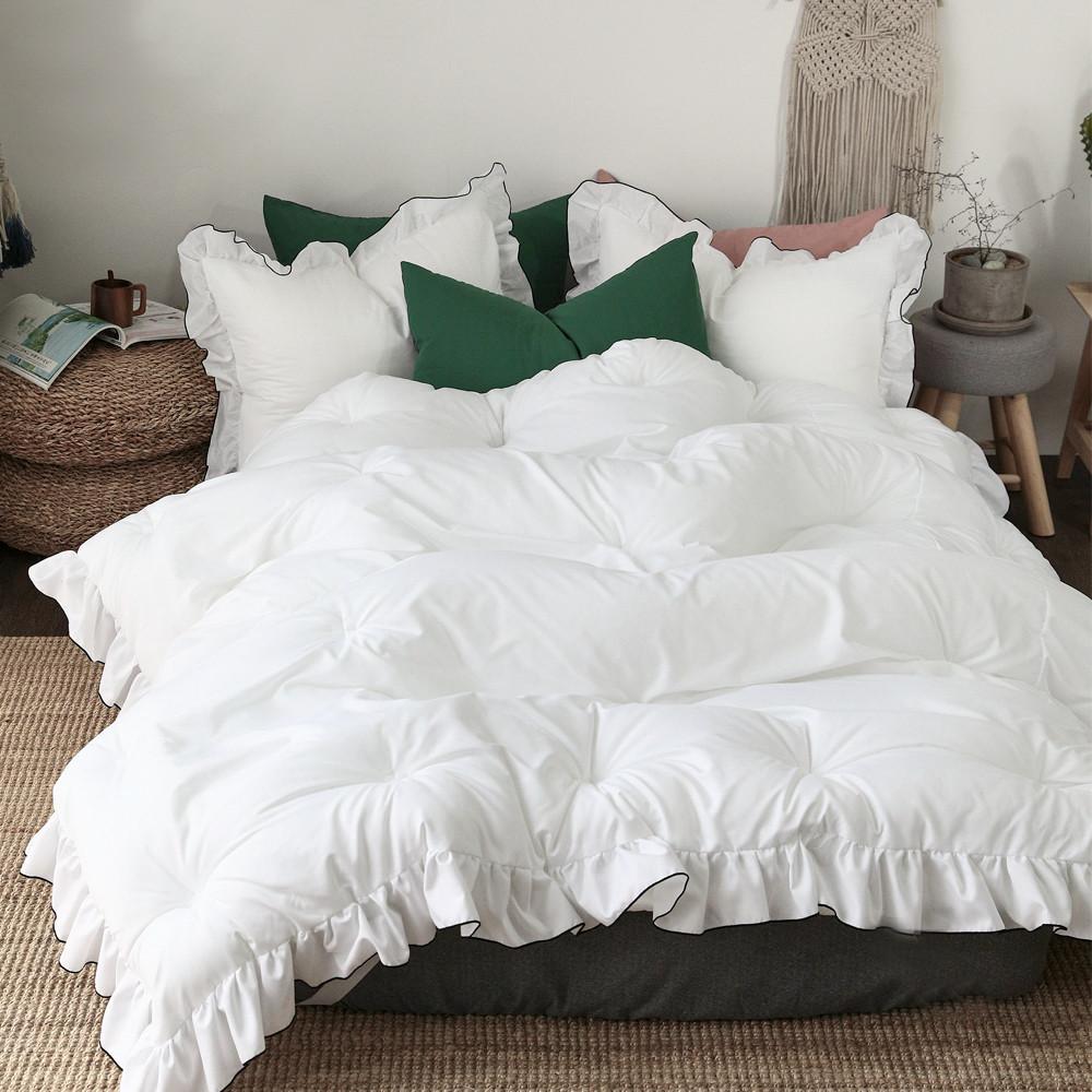 먼지없는 프릴 사계절 차렵이불 호텔침구 겨울이불 SS/Q-15color