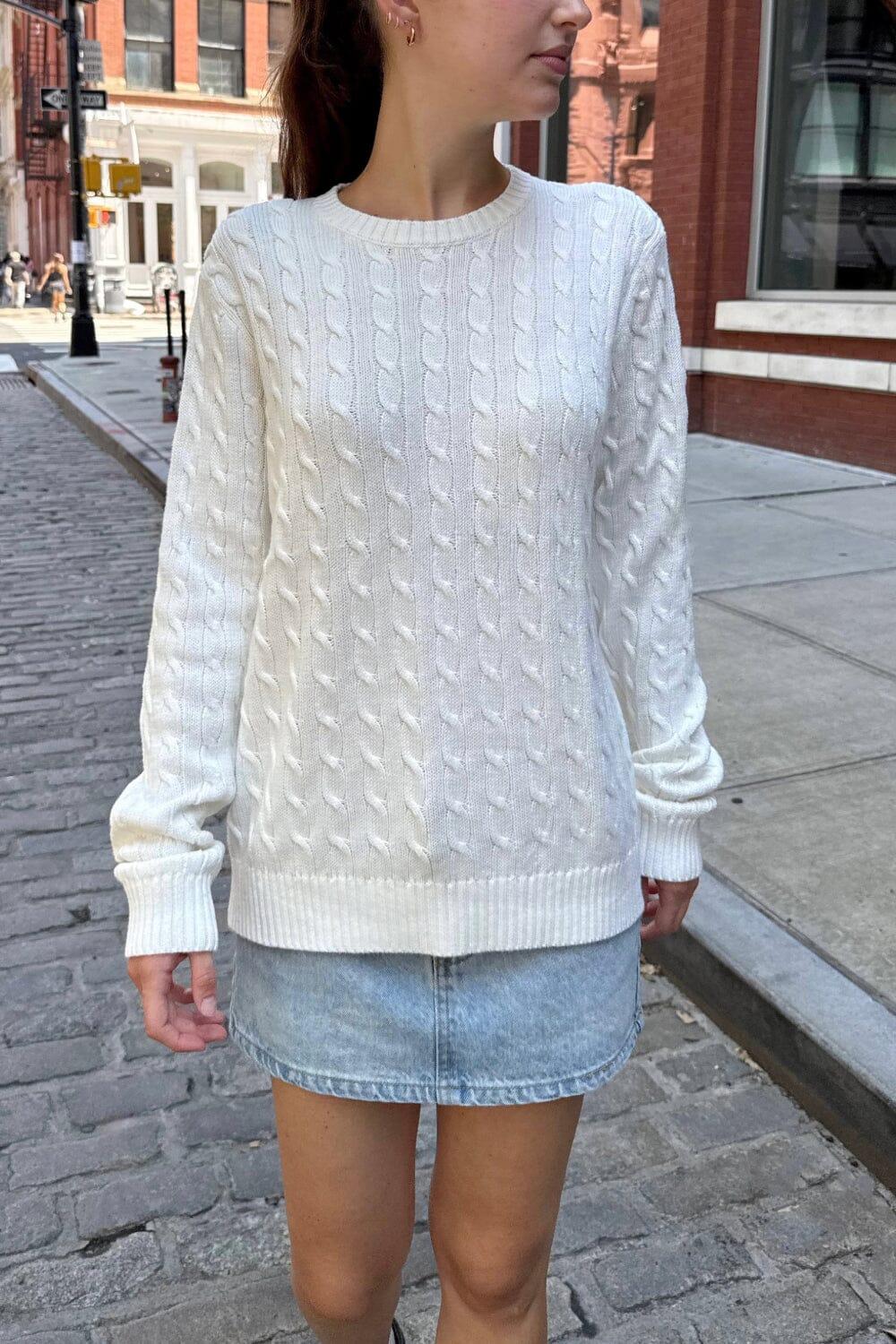 Martha Sweater - White / Regular Fit