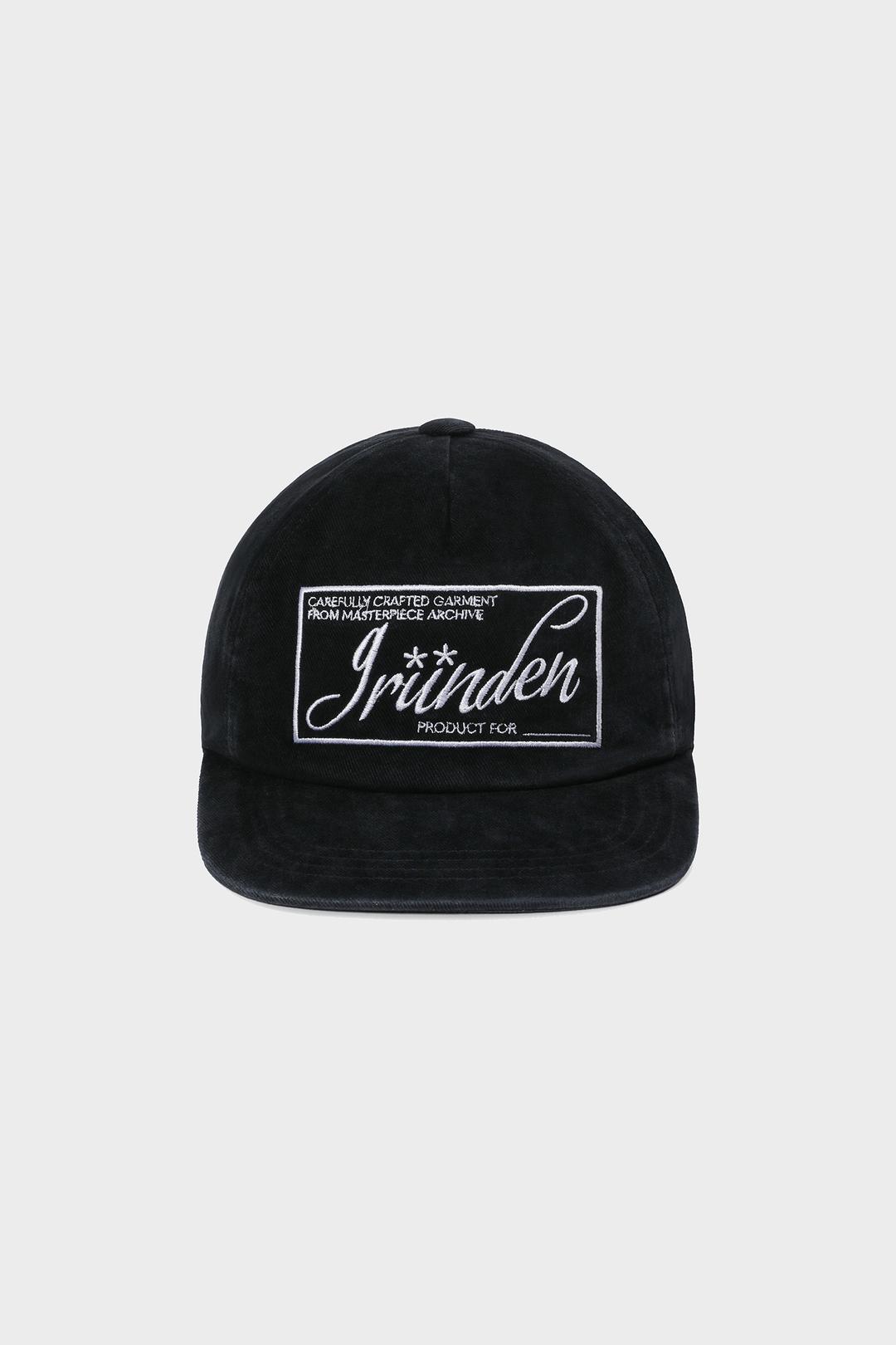 VINTAGE BOX LABEL CAP (WASHED BLACK)