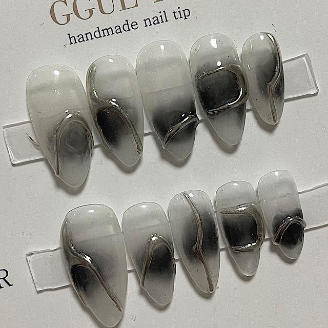 🤍할인특가🤍 [꿀팁] 블랙 치크 파우더네일