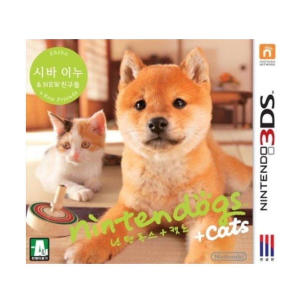 [중고] 닌텐도 3DS 닌텐독스 캣츠 시바이누 뉴 친구들 한글판 : 크리스랑