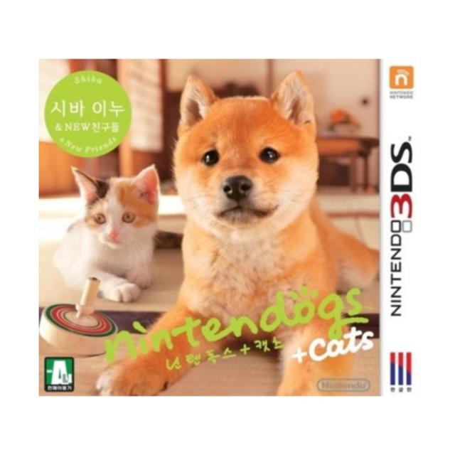 [중고] 닌텐도 3DS 닌텐독스 캣츠 시바이누 뉴 친구들 한글판 : 크리스랑