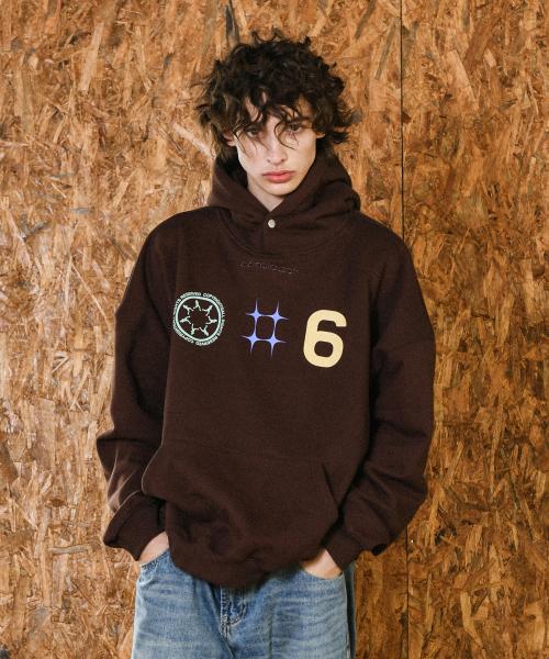 Route 66 Hoodie Brown