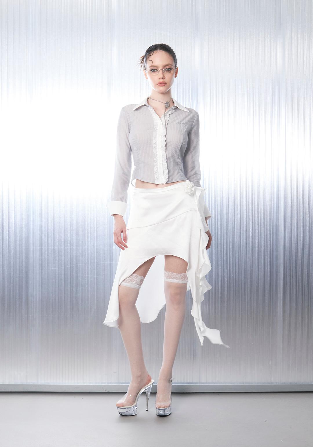 [Pre-order] Petal Midi Skirt [White] *3/17출고