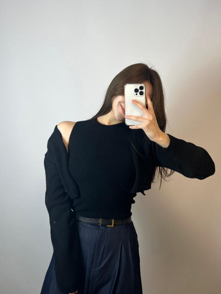 울 나시 볼레로 가디건 세트 (나시+볼레로)/ 데일리