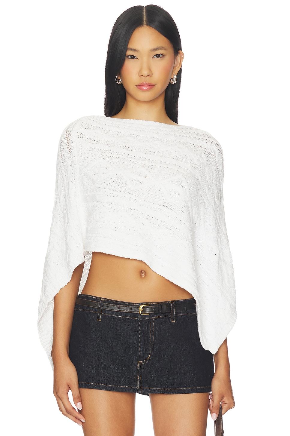 MOUNTAIN CABLE KNIT 폰초