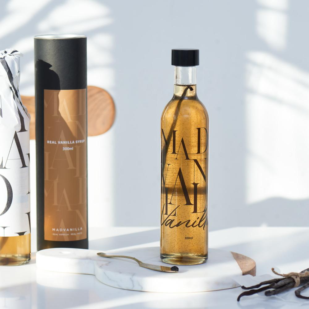 [매드바닐라] 리얼 바닐라빈 시럽 300ml (홀빈)