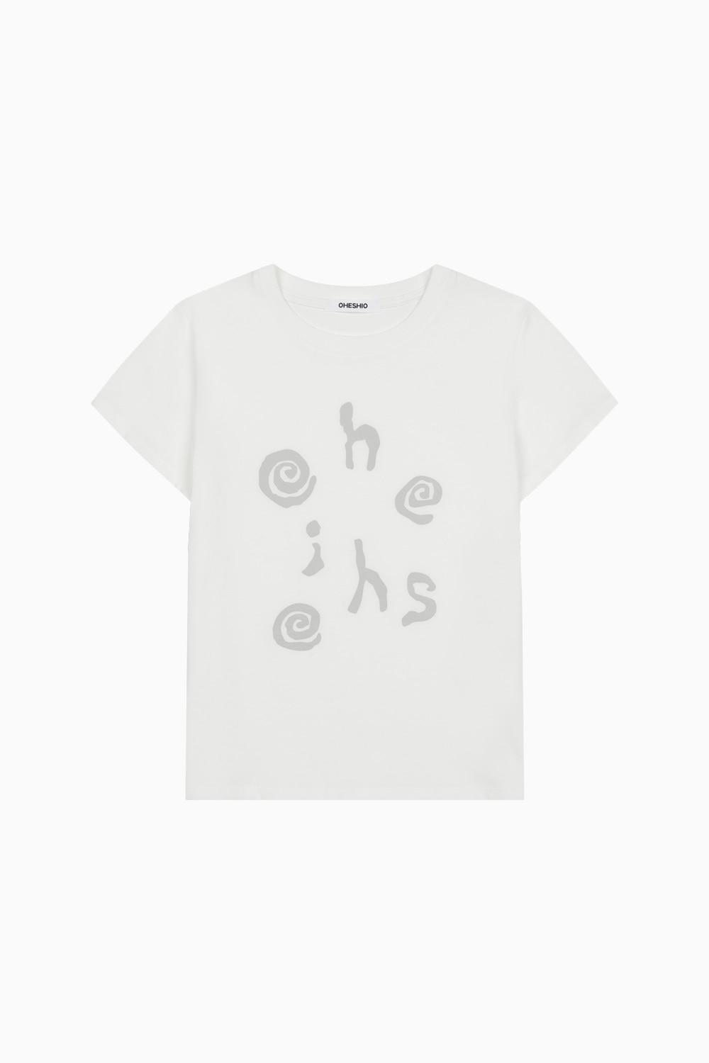 LOGO SLIM T-SHIRT, WHITE