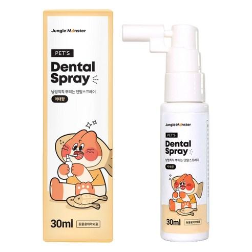 정글몬스터 반려둥물 냥멍칙칙 덴탈 스프레이 먹태향, 30ml, 1개
