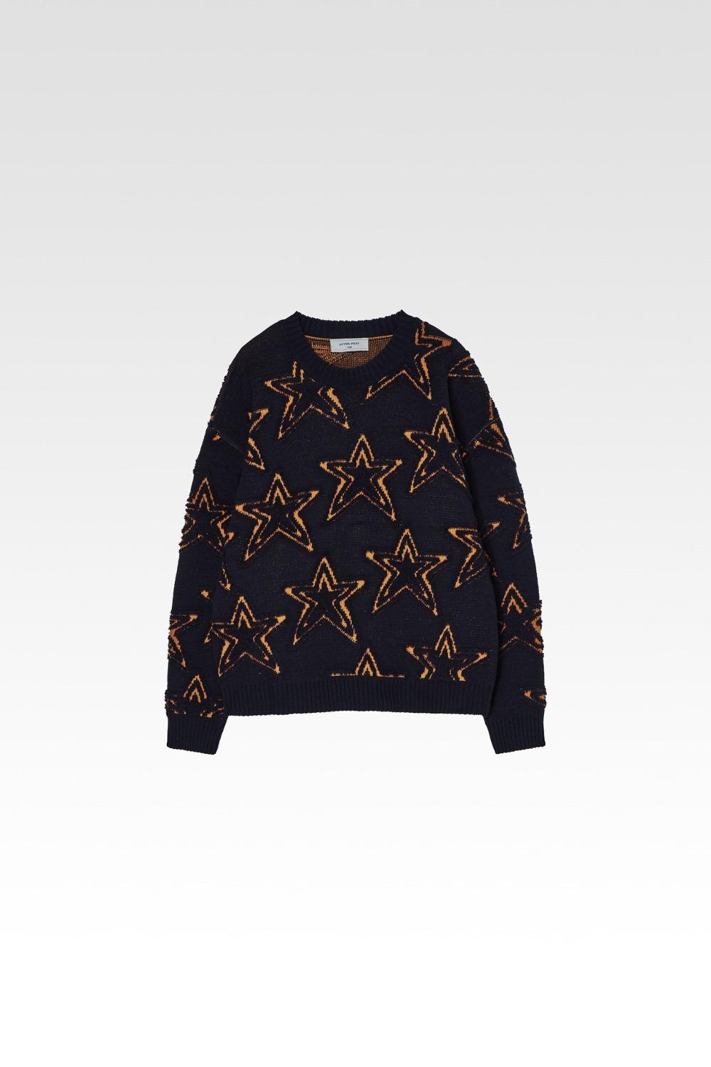 아스트라 니트 풀오버 네이비