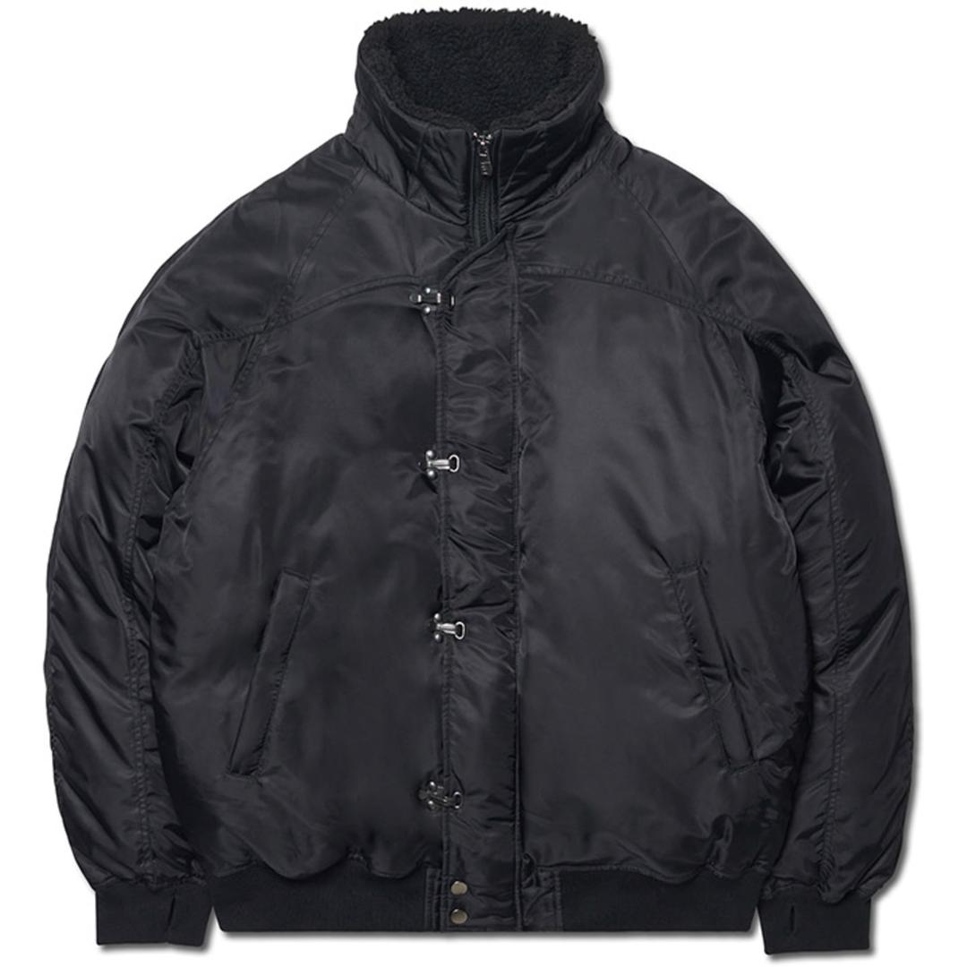 K.L BOMBER JACKET - BLACK