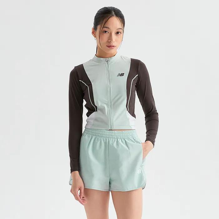 NBMDF3W712 / WOMEN 워터 집업 래쉬가드 (BROWN)