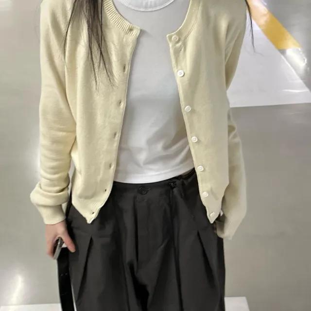 +색상추가) 베이직 버튼 가디건