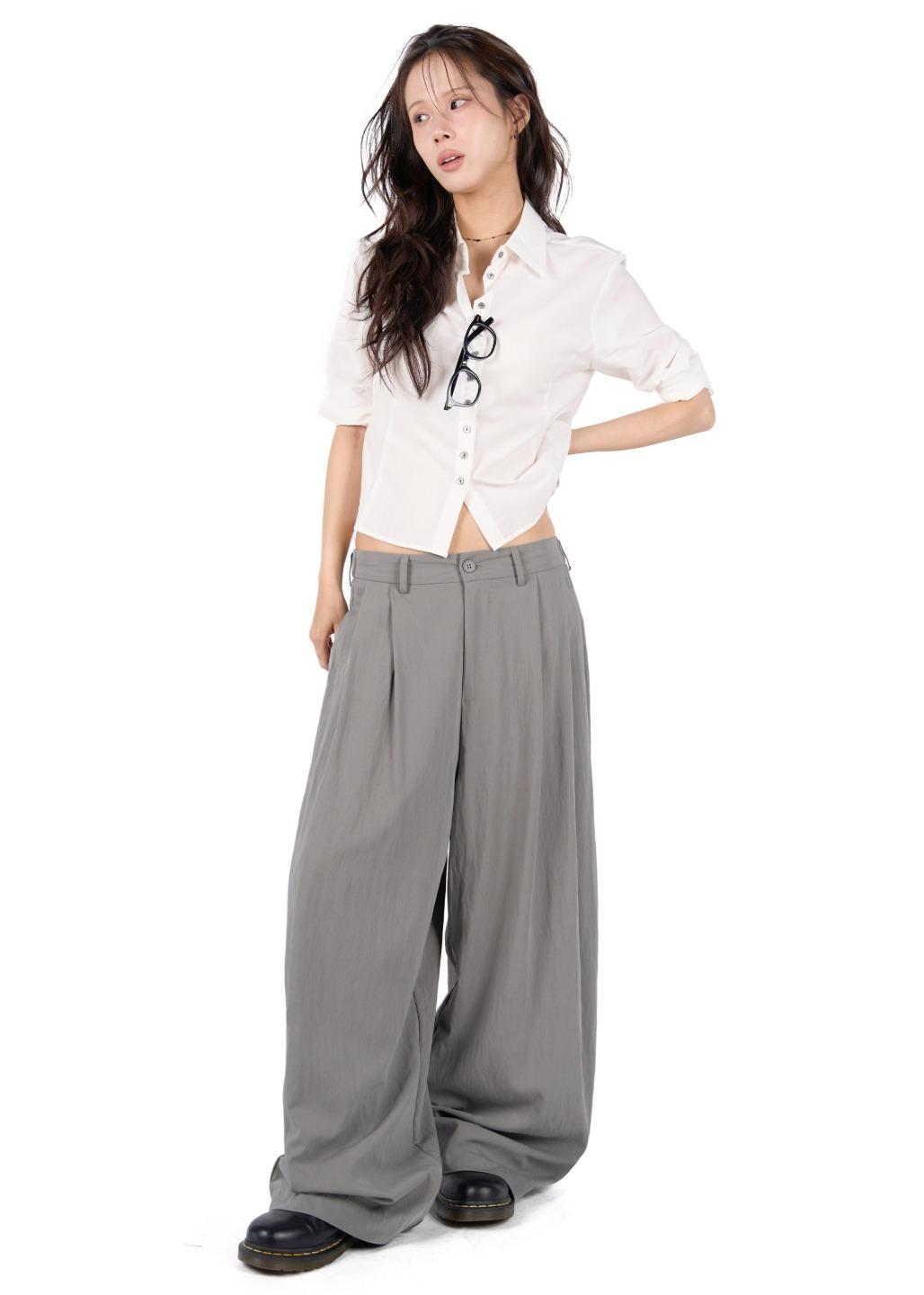 FLUID PINTUCK SLACKS