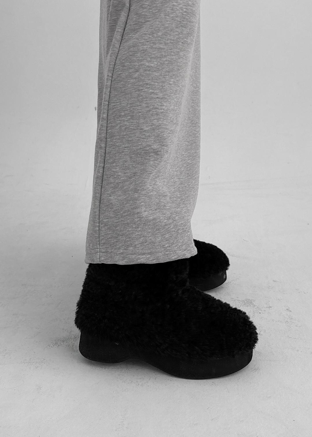 로페팅 퍼 미들부츠