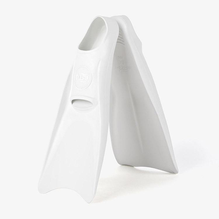 투사 생고무 오리발 화이트 (오리발 가방 증정) [UF-1202 (W) 롱핀]