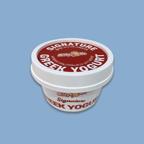 [밀키요] 시그니처 그릭요거트 용기버전 100g 2개입