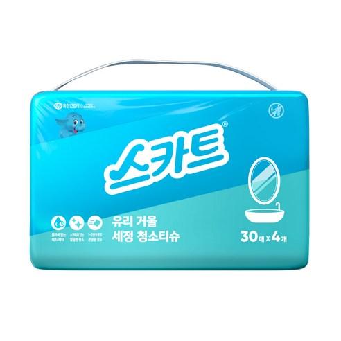 스카트 유리 거울 세정 청소티슈 - 청소용품 | 쿠팡