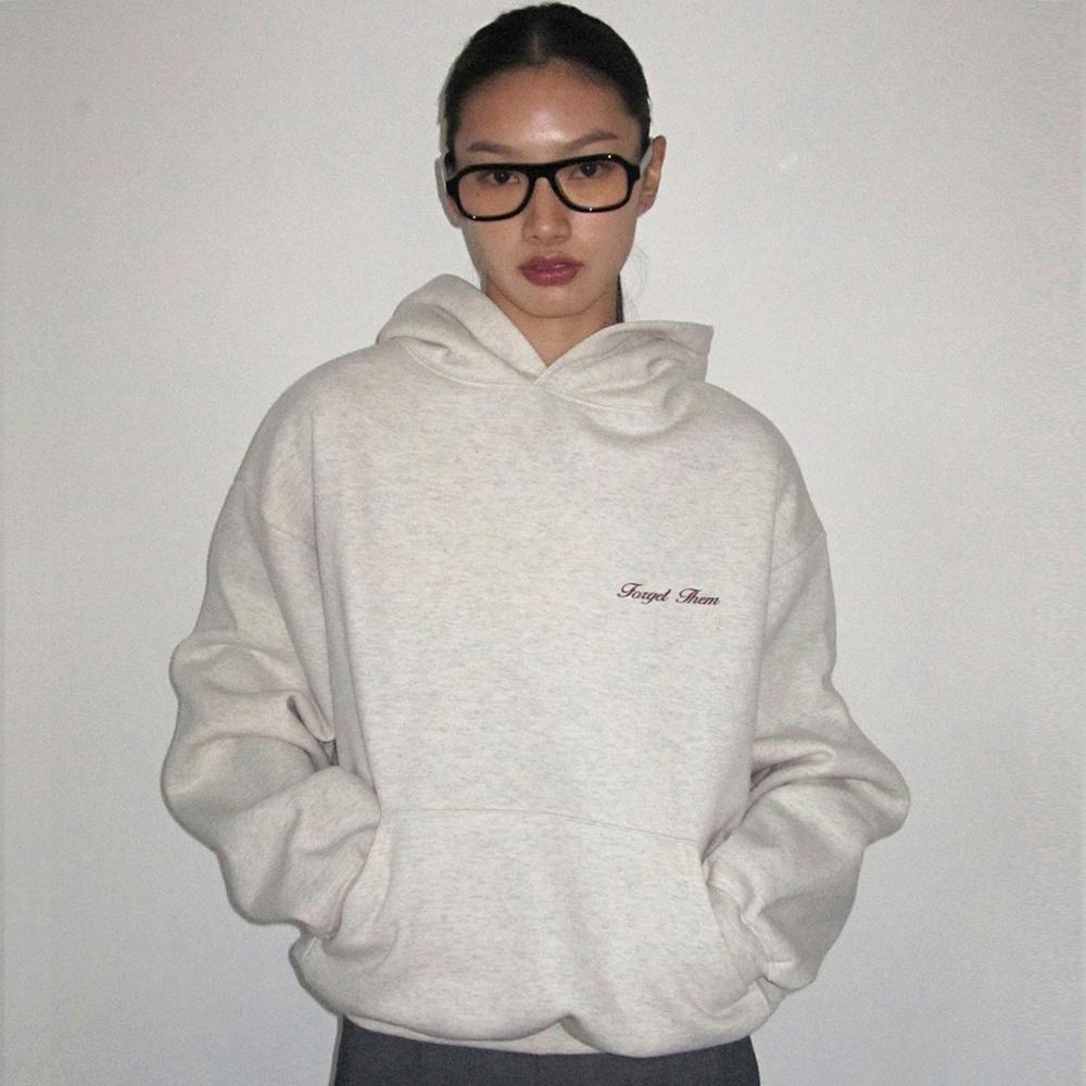 Forget Them Everyday Hoodie (OATMEAL MELANGE)