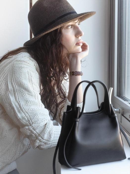 루네 미니 토트백 OUSH001A 블랙