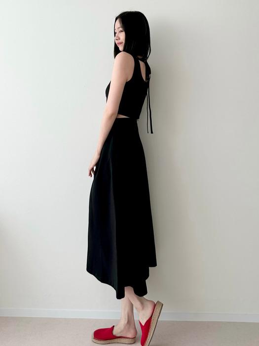 Illona midi flare skirt(2colors)