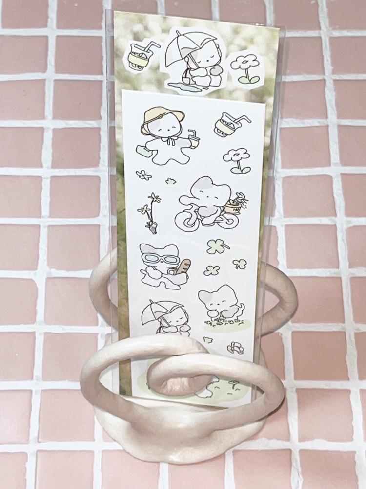 [씰스티커] 여름 산책