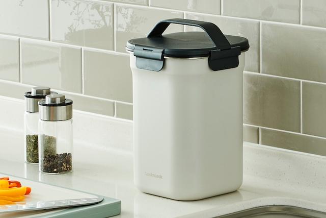 [재입고]완벽밀폐 스텐 음식물쓰레기통 2.5L 3colors