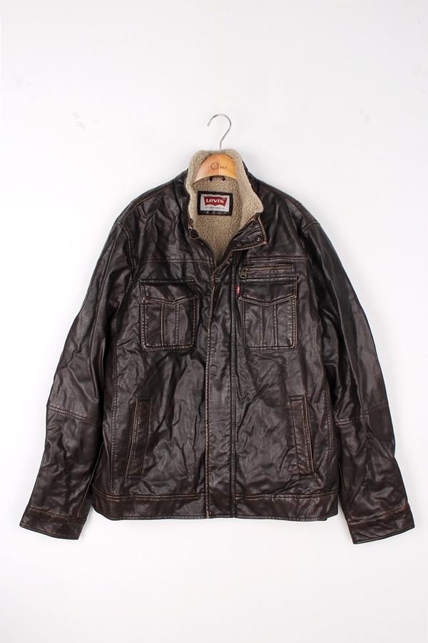 LEVIS 리바이스 빈티지 페이크 퍼 양모 자켓 MAN_L