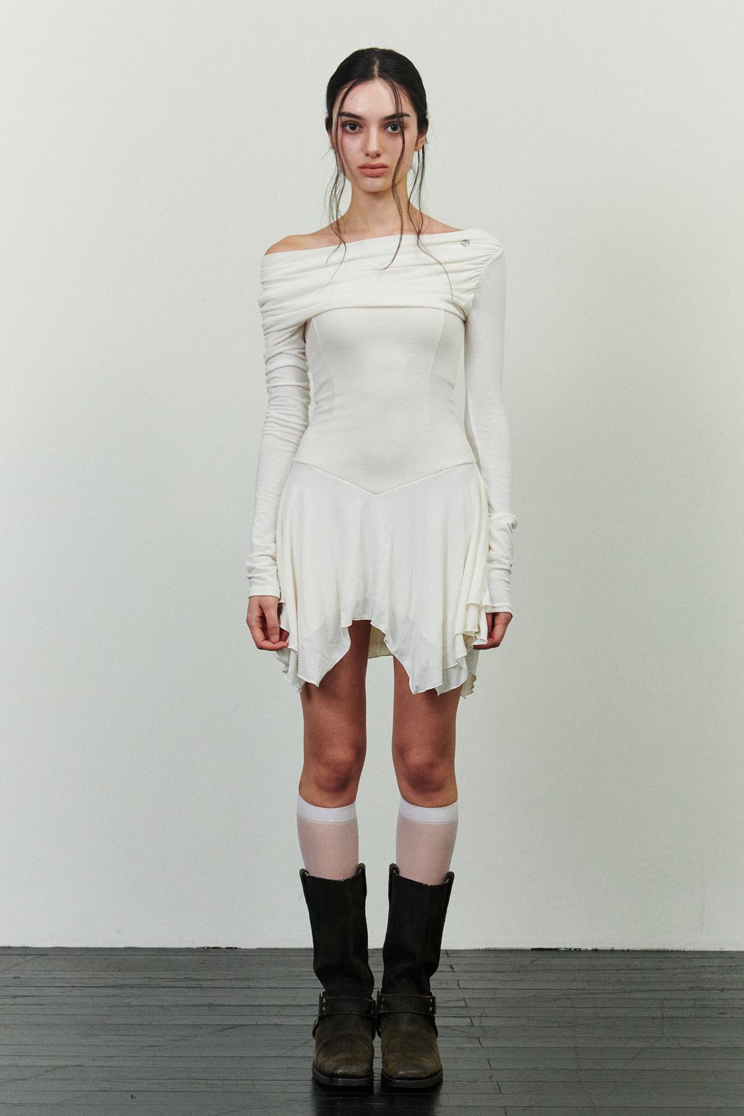 ROSIE NYMPH DRESS cream