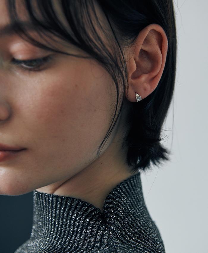 베흐트 [12차 리오더][10/1 출고][925 silver] Deux.silver.175 / winz dew earring