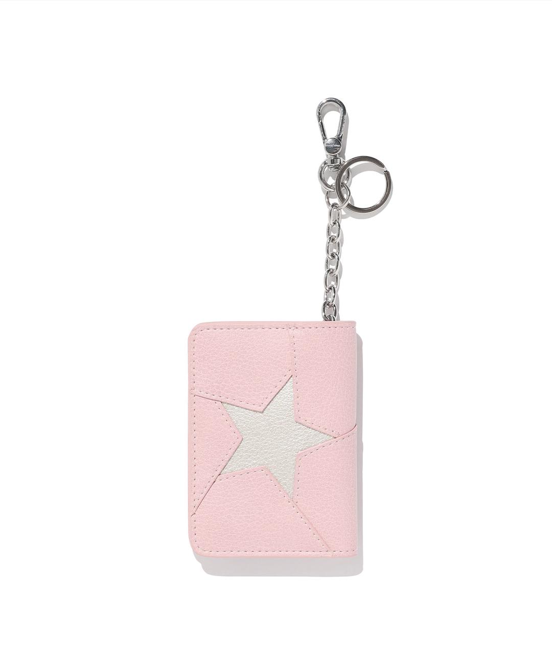 ONE STAR CARD WALLET_PINK