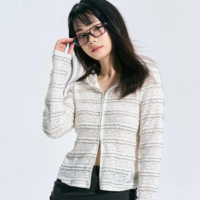 카테리나 레이스 집업 [IVORY]