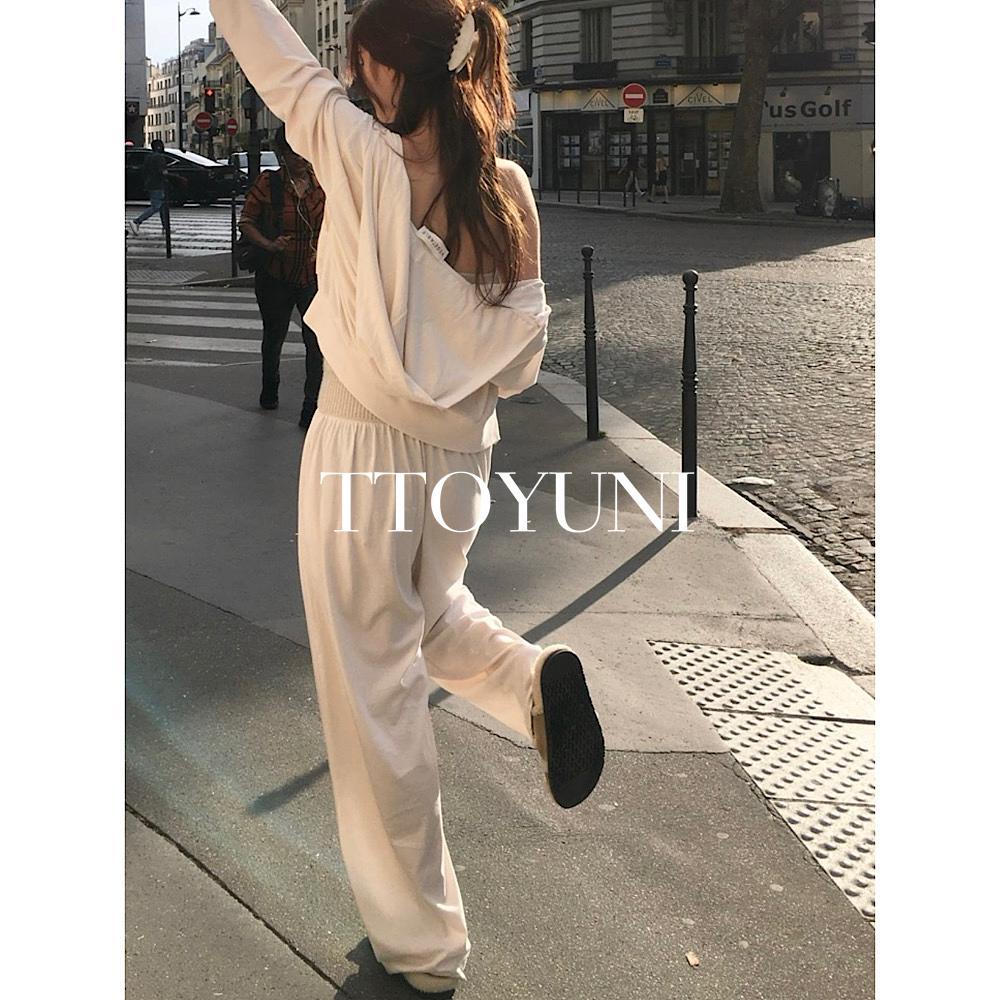 떠유니 베지터블 VEGETABLE 리브드 소프트 팬츠 밴딩 츄리닝 일자핏 코튼 떠유니