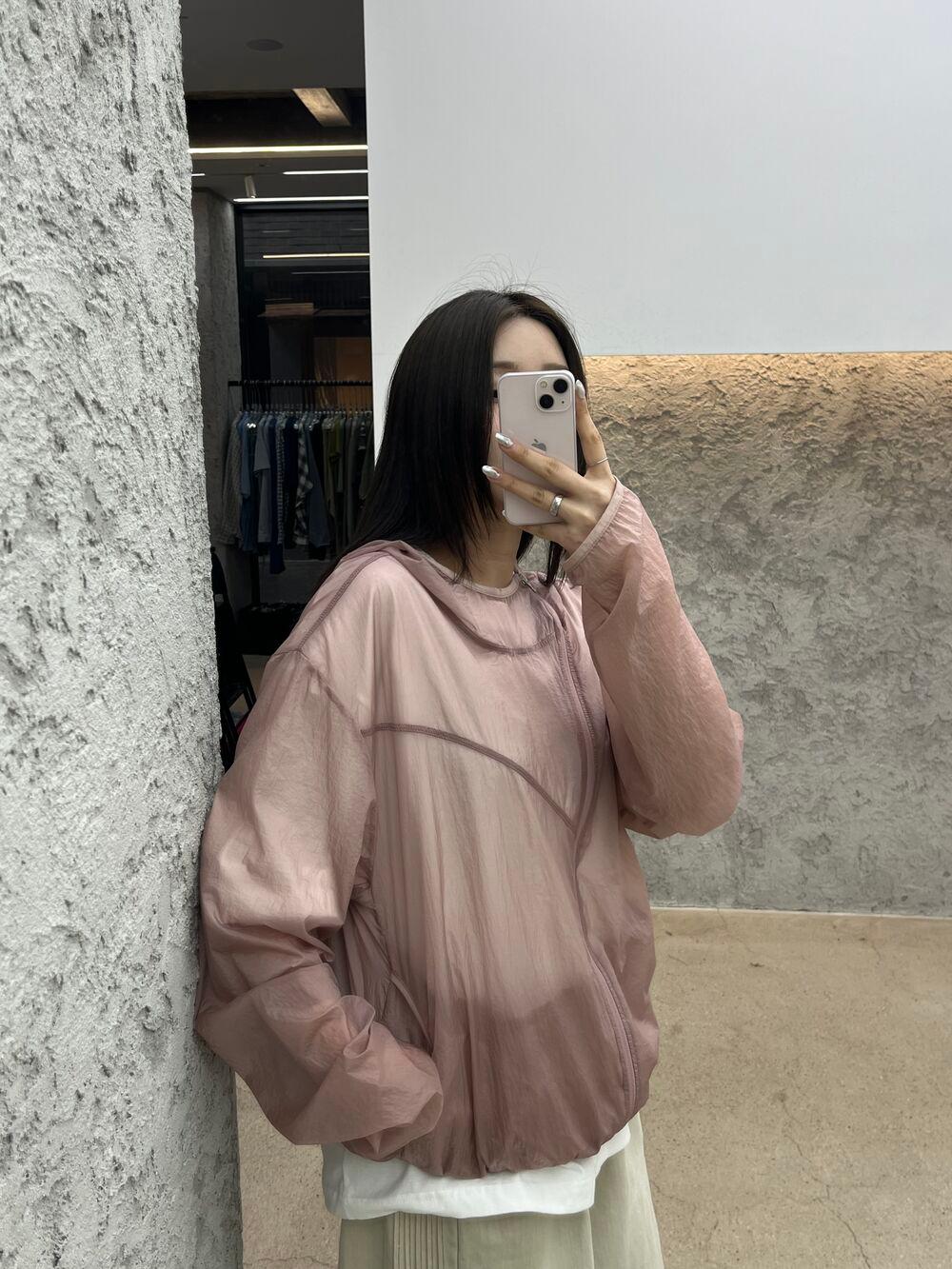 [ 사선디테일 워머까지 ] zip point hoddie JP