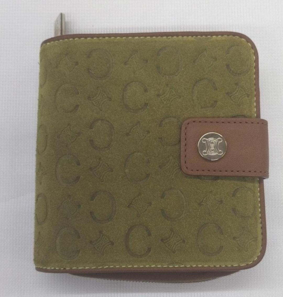 マカダム柄二つ折り財布
