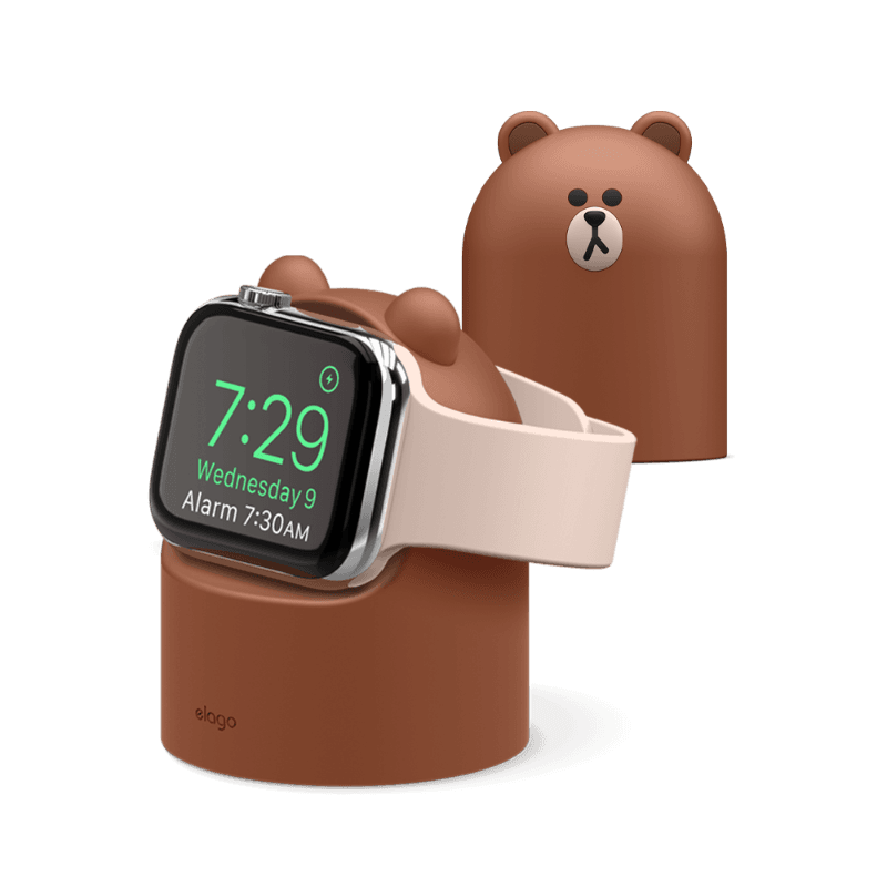 엘라고 라인프렌즈 애플워치 충전거치대