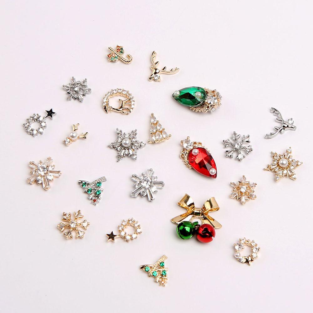 젤로젤로 네일아트재료 크리스마스파츠 30종