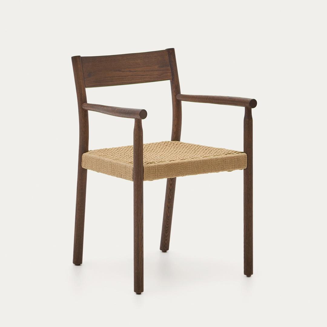 YALIA 얄리아 오크나무 원목 로프 암체어 3color