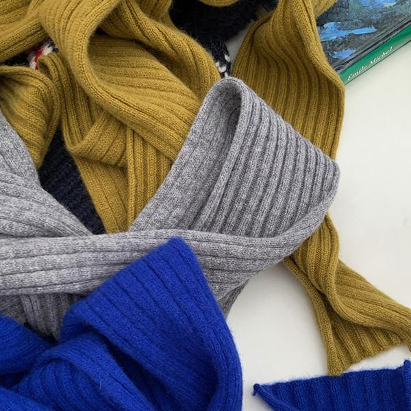 Wool color neck warmer