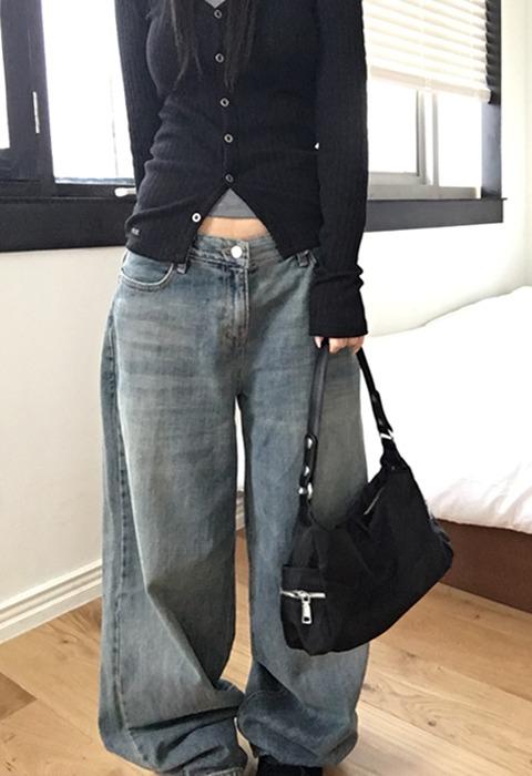 이즈이즈 Wished Low Rise Denim